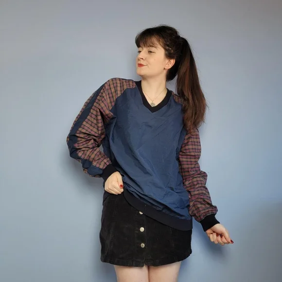 Vintage navy blue shell suit - Picture 1 of 8